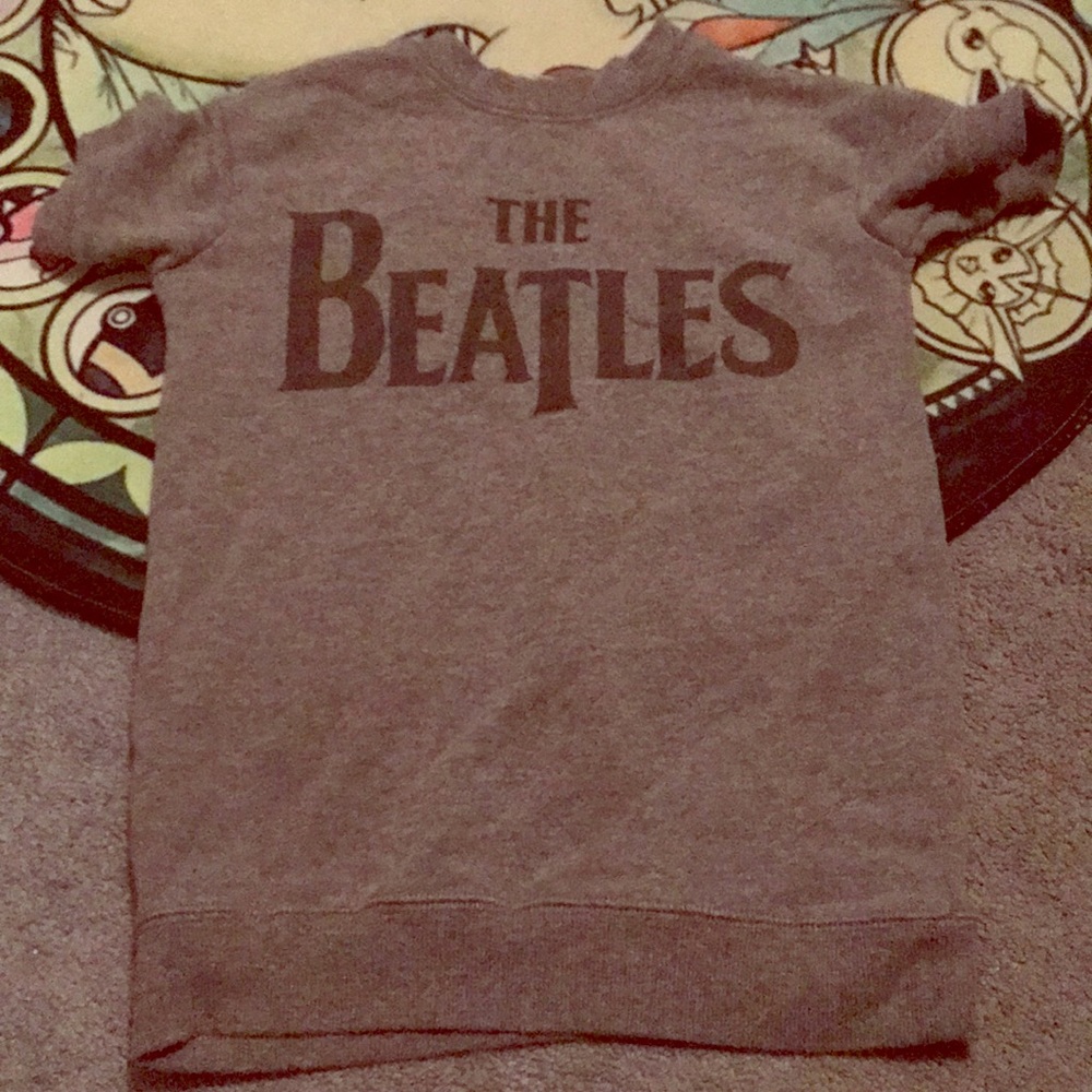 Vintage kids M Beatles sweatshirt short music
